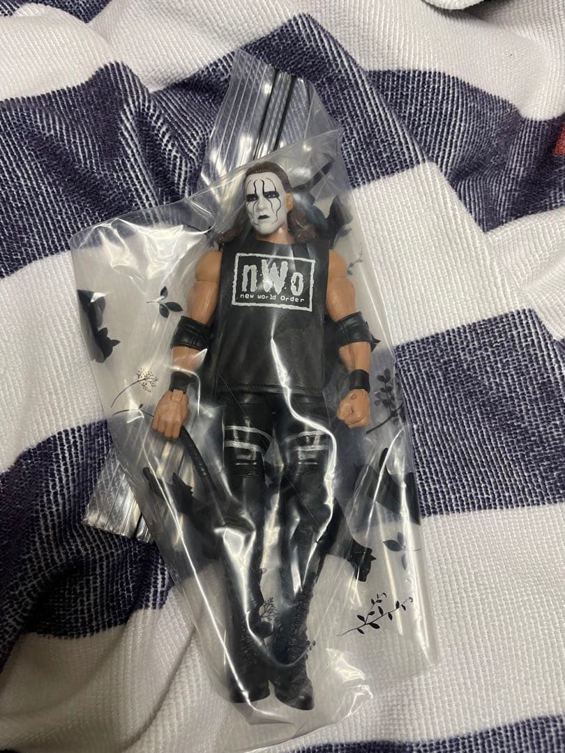 WWE マテル　エリート　nWo スティング カスタムフィギュア WCW NWO Mattel Retro Scott Hall Kevin Nash Action Figures WWE Set