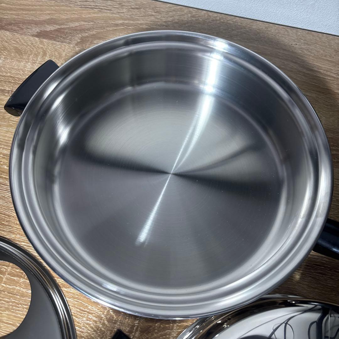 アムウェイ クイーン 大フライパン ドームカバーセット 未使用 美品