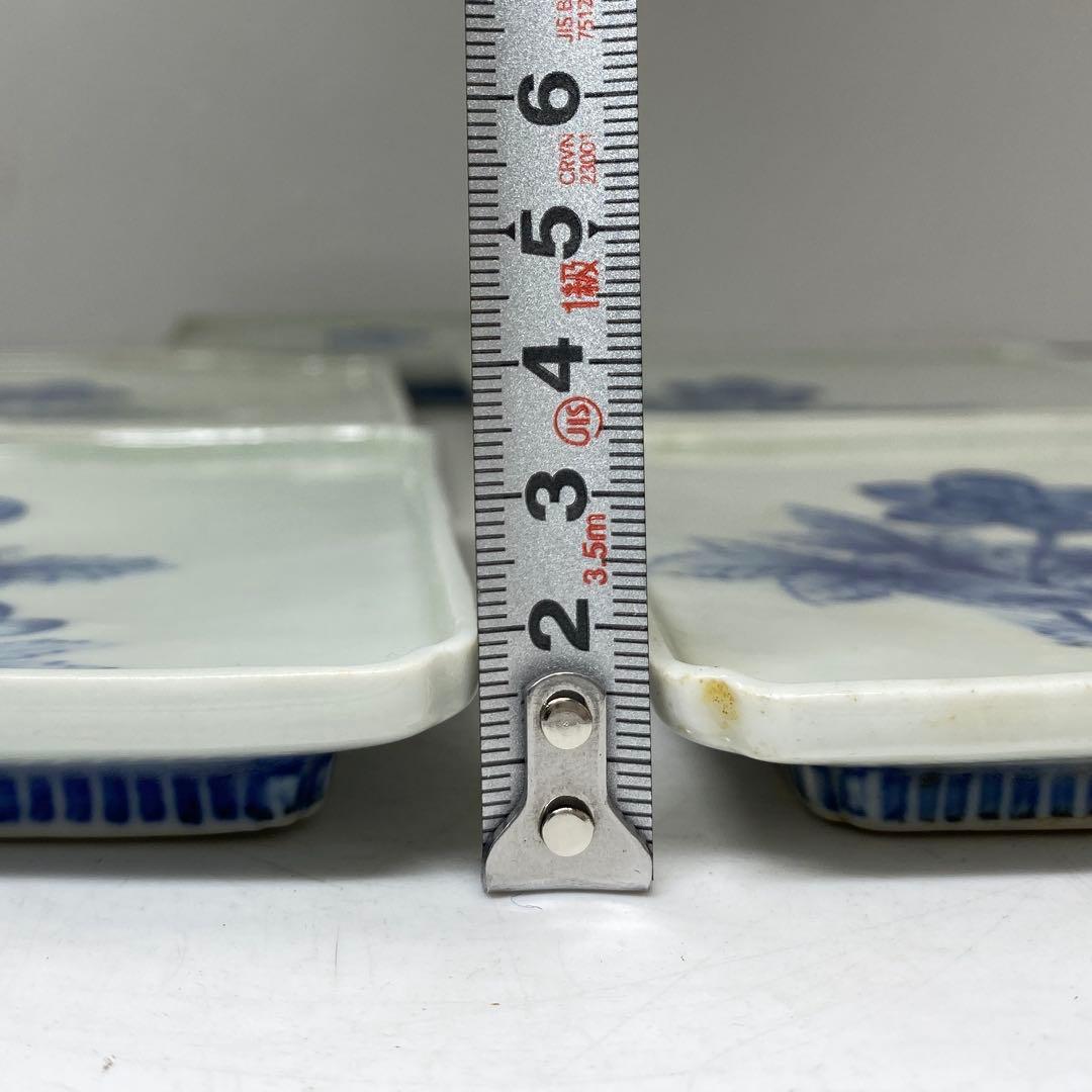 鍋島焼 花柄 角皿 5枚 14×14cm 東キ7-0824☆2F トコヒ - メルカリ