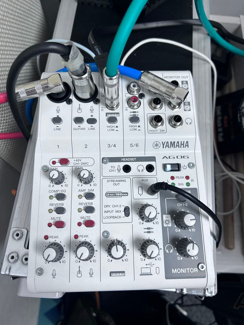 m*8様 YAMAHA AG06mk2 オーディオインターフェイス　ストリーミン YAMAHA AG06MK2をレビュー。弾き語り配信にも最適な配信に強い