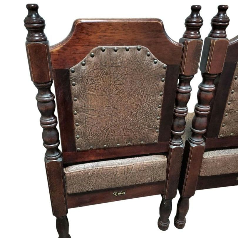 光製作所 hikari アンティーク ダイニングチェア 木製チェア 2脚セット