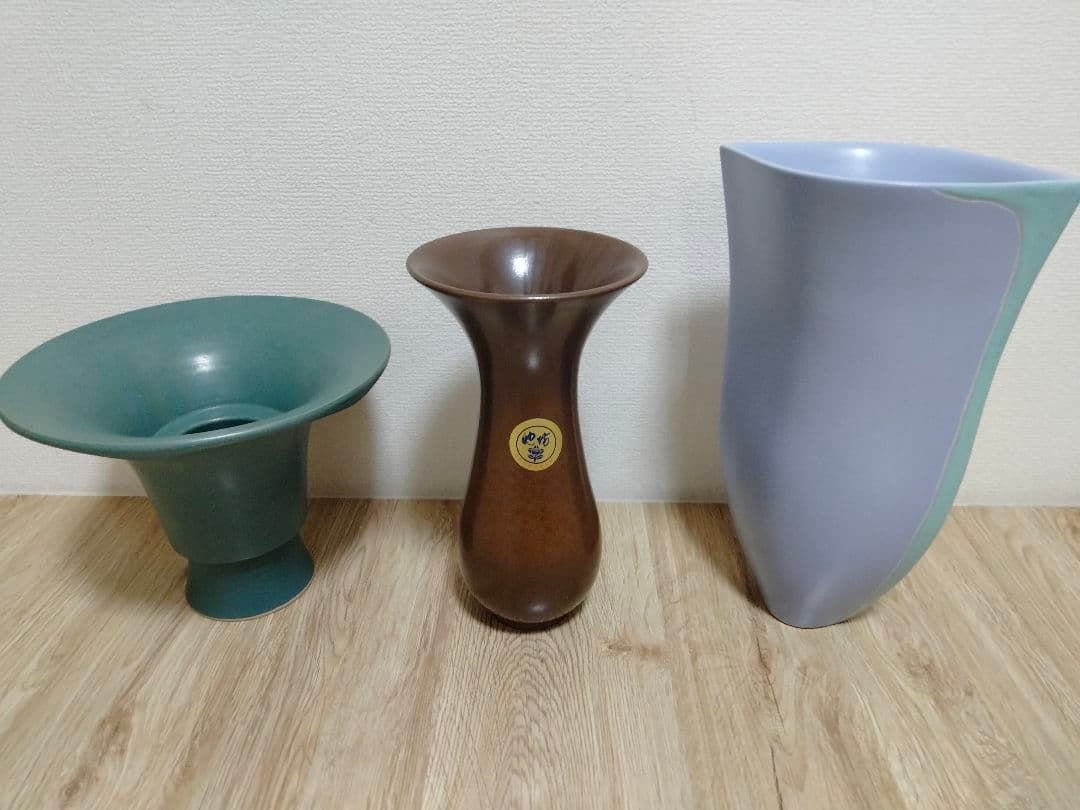 【3点セット】池坊 花器 花入れ 生花 花瓶 フラワーショップ花楽 | 自由花 花器特集