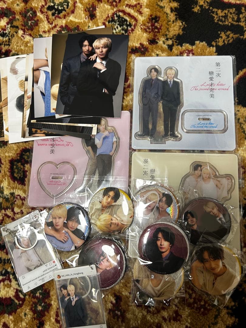 恋をするなら二度目が上等 香港ファンミーティング グッズセット 恋をするなら二度目が上等 フォトシール 白石優人 2枚セット: キャラ