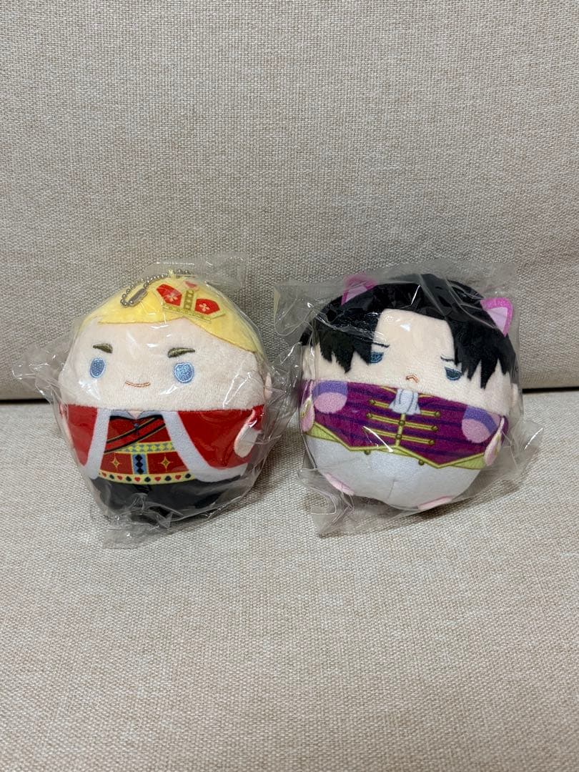 新品未開封】ふわコロりん 進撃の巨人 エルヴィン リヴァイ くじメイト