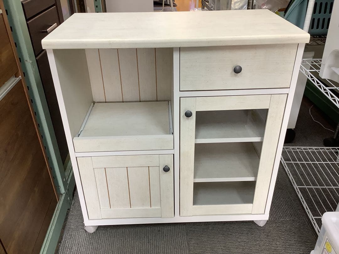 ニトリ　カウンターワゴン　(リズバレー) ニトリ（NITORI） カウンターワゴン(リズバレーSLM8075S) : ニトリ