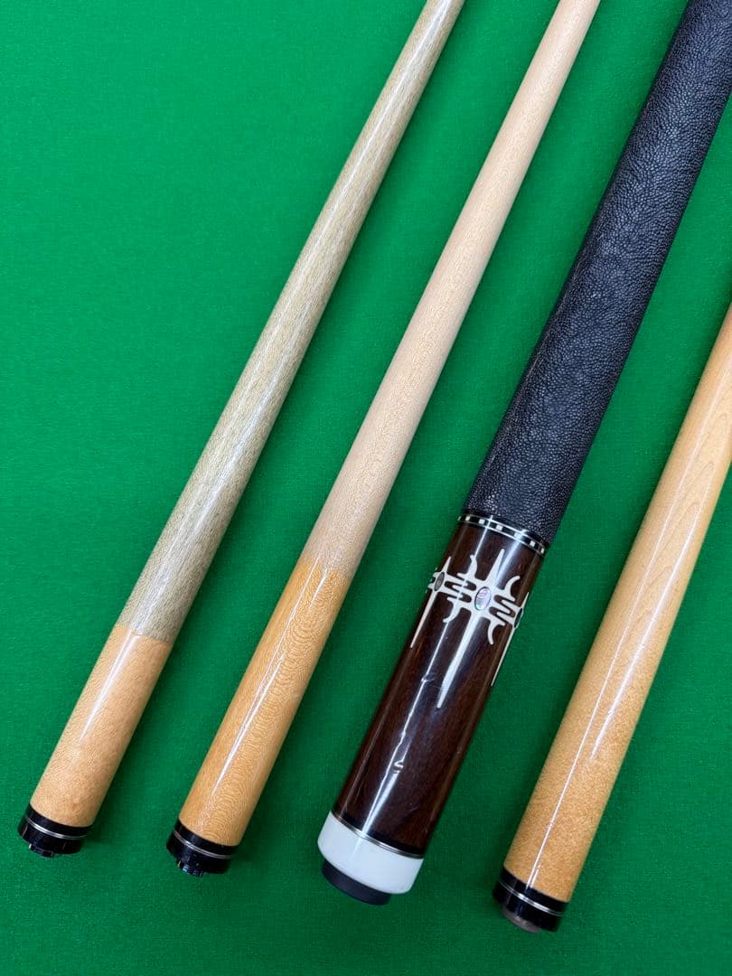 Mezz Cues EC-3シリーズ＋UJシャフト3本セット 象革グリップ - メルカリ