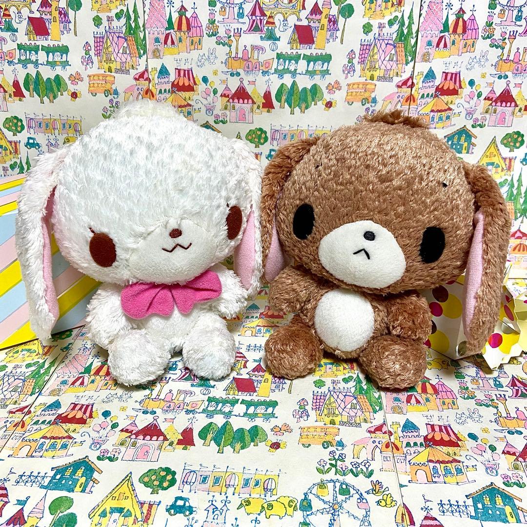 平成レトロ サンリオ シュガーバニーズ 頭手足可動 ぬいぐるみ しろうさくろうさ 71AZzIVeZaL._AC_UF350,