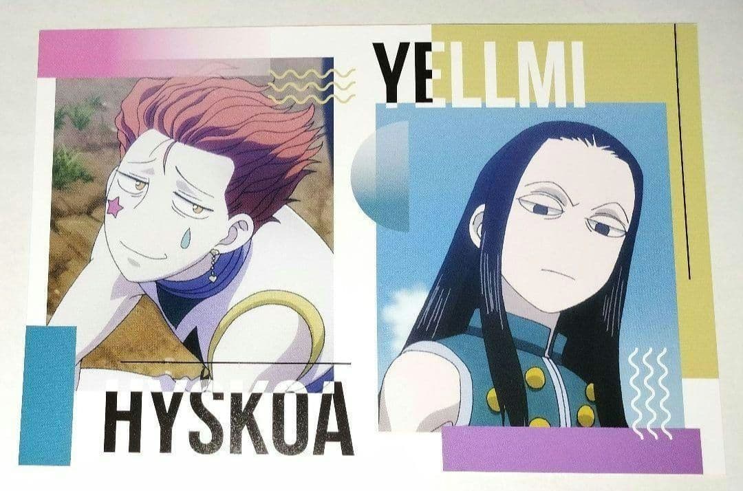 ハンターハンター ヒソカ イルミ ポストカード ジャンプショップ Vol.2