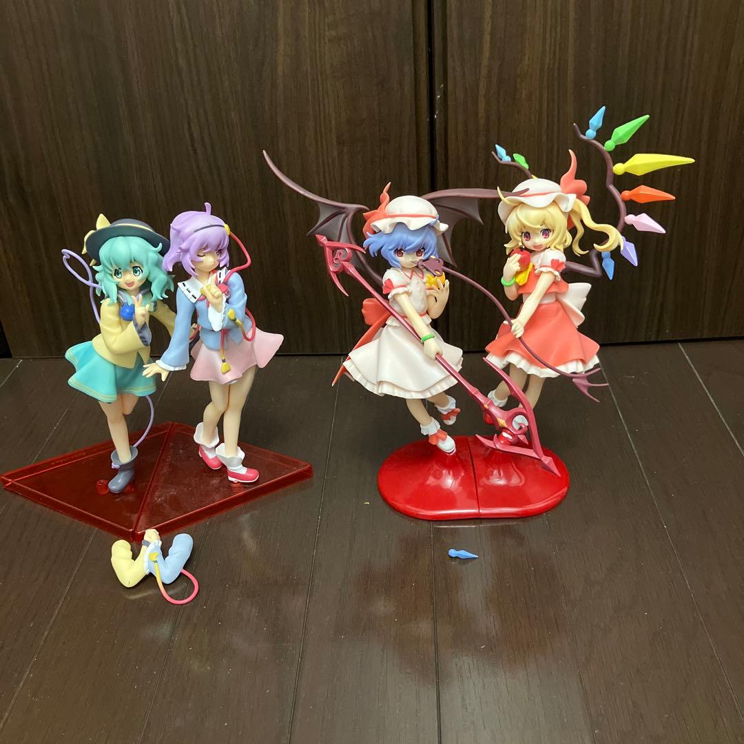 東方project フィギュアセット フラン・レミリア・こいし・さとり