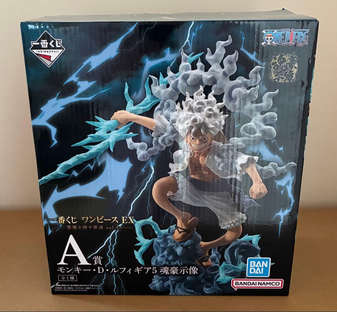 ワンピース 一番くじ A賞 モンキー D ルフィ ギア5魂豪示像 - メルカリ