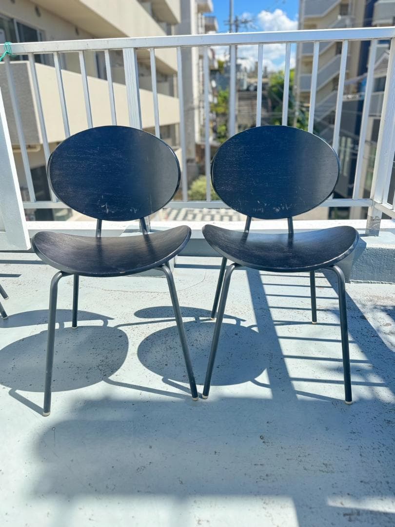 kanademono 曲げ木 プライウッド チェア　2脚　53 Wooden Curve 曲げ木 プライウッド チェア – KANADEMONO