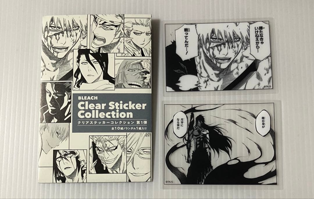 BLEACH 黒崎一護 ブリーチ クリアステッカー ジャンフェス - メルカリ