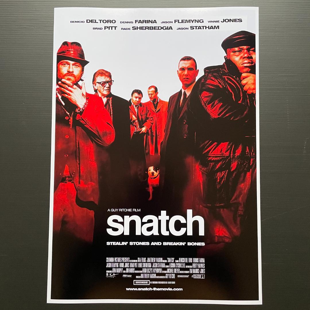海外版ポスター『スナッチ』（Snatch）#2☆ガイ・リッチー/ブラッド