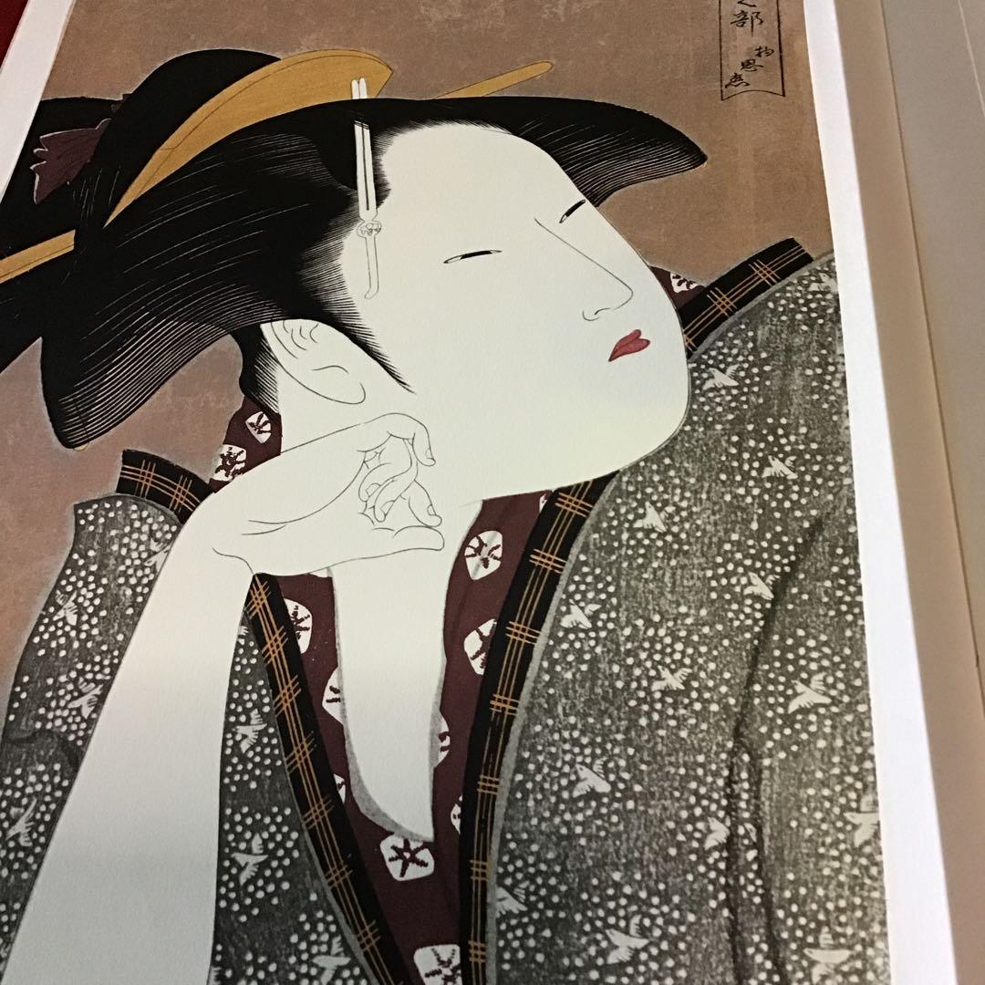 歌麿 浮世絵版画集 42x32㎝サイズ - メルカリ