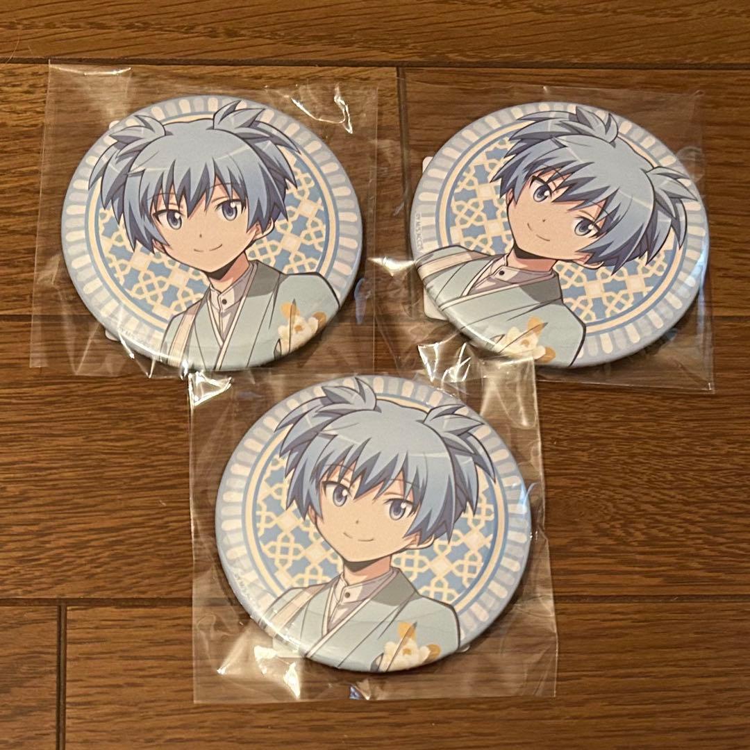 暗殺教室 くじ引き堂 潮田渚 缶バッジ - メルカリ