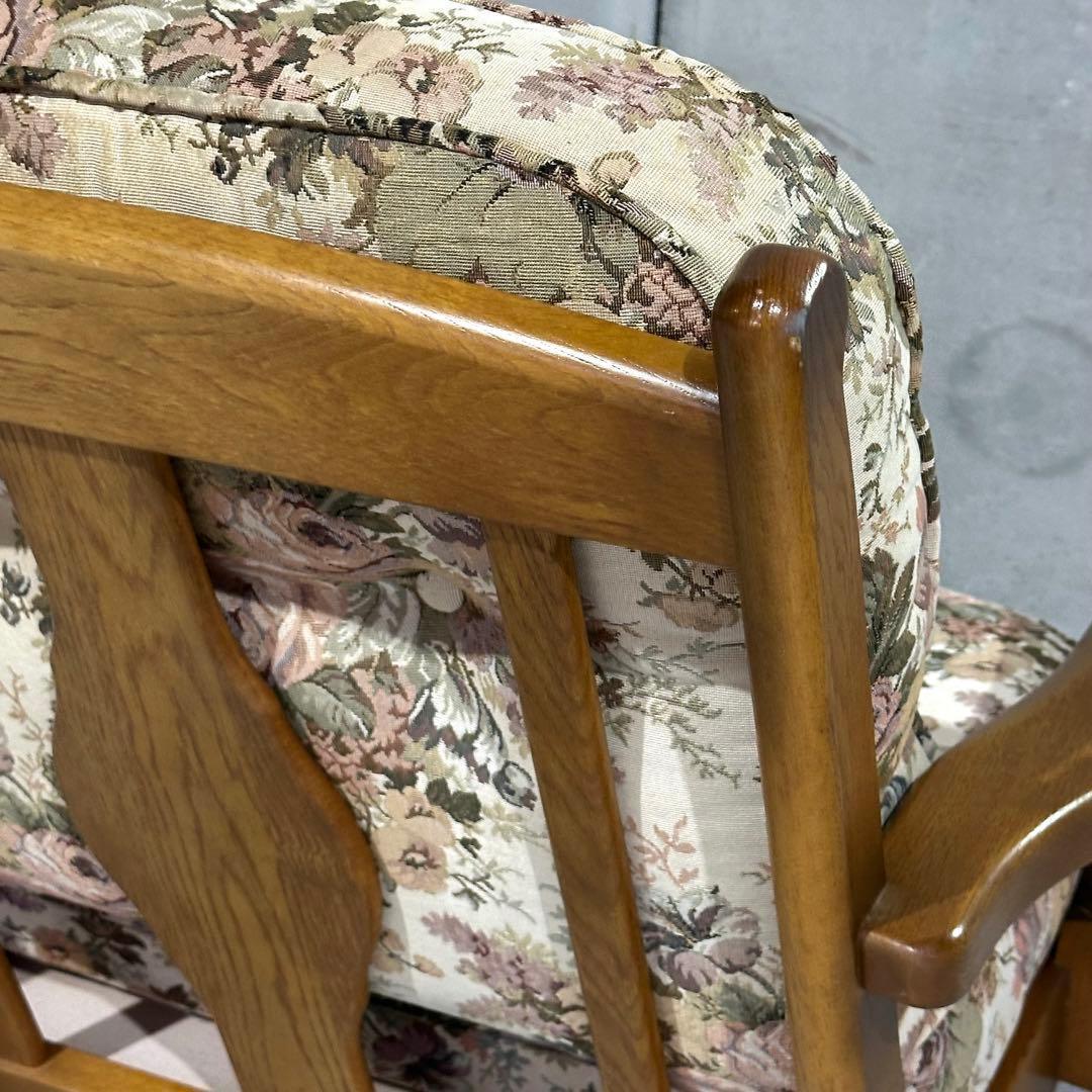 ✦80s✦ コスガ家具 KOSUGA 1Pソファ アームチェア｜昭和 ゴブラン織