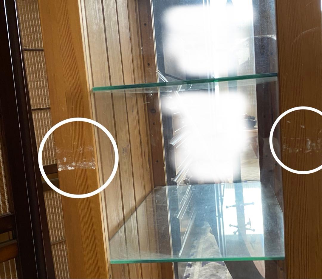 一点物】AIROS JAPAN アイロスジャパン キャビネットキュリオ パイン