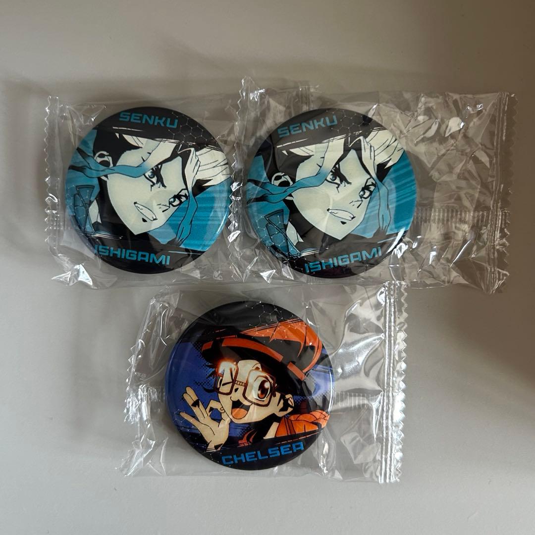 Dr.STONE 場面写缶バッジ 3 千空 チェルシー set - メルカリ