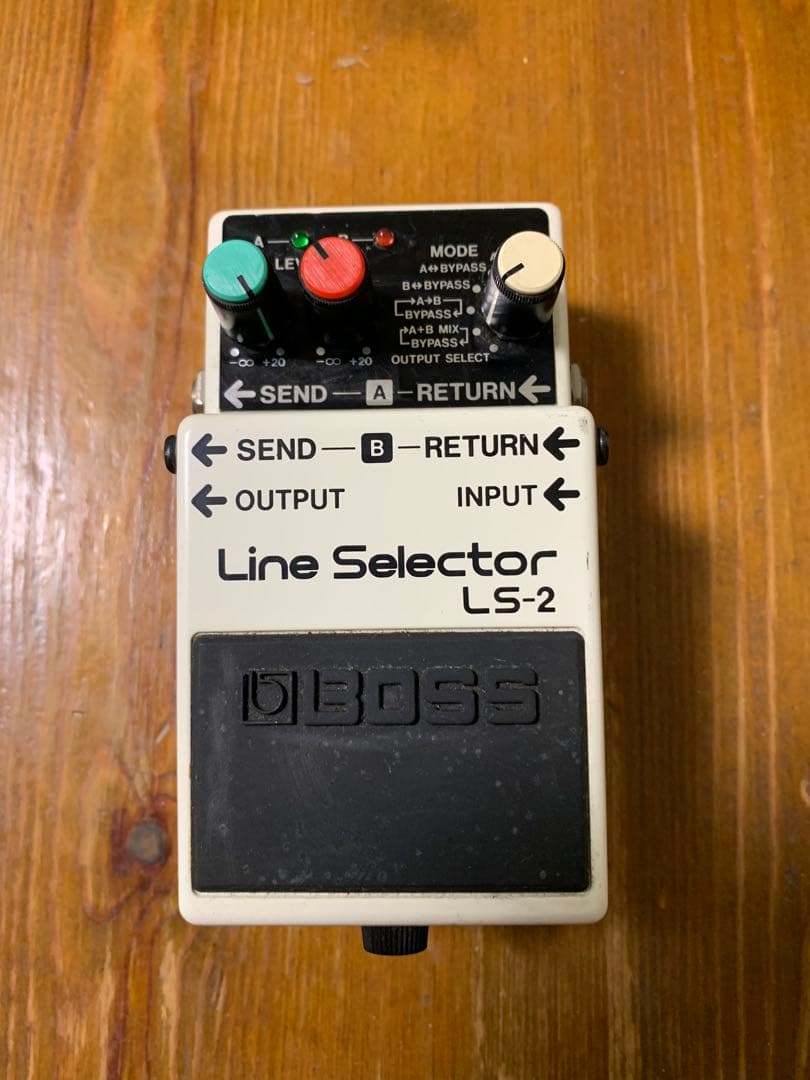 BOSS LS-2 ラインセレクター　箱、取説付き　中古 BOSS LS-2 Line Selector ラインセレクター エフェクター ボス LS2