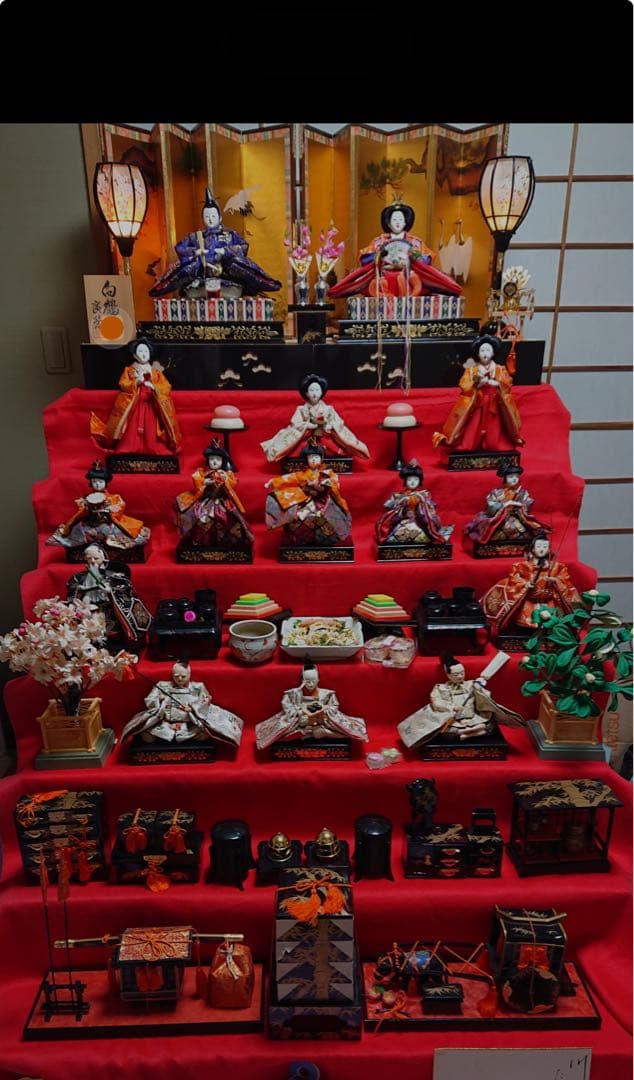 お雛様　雛人形　七段飾り ひな人形 40号七段 十五人飾り 本格 伝統 フルセット