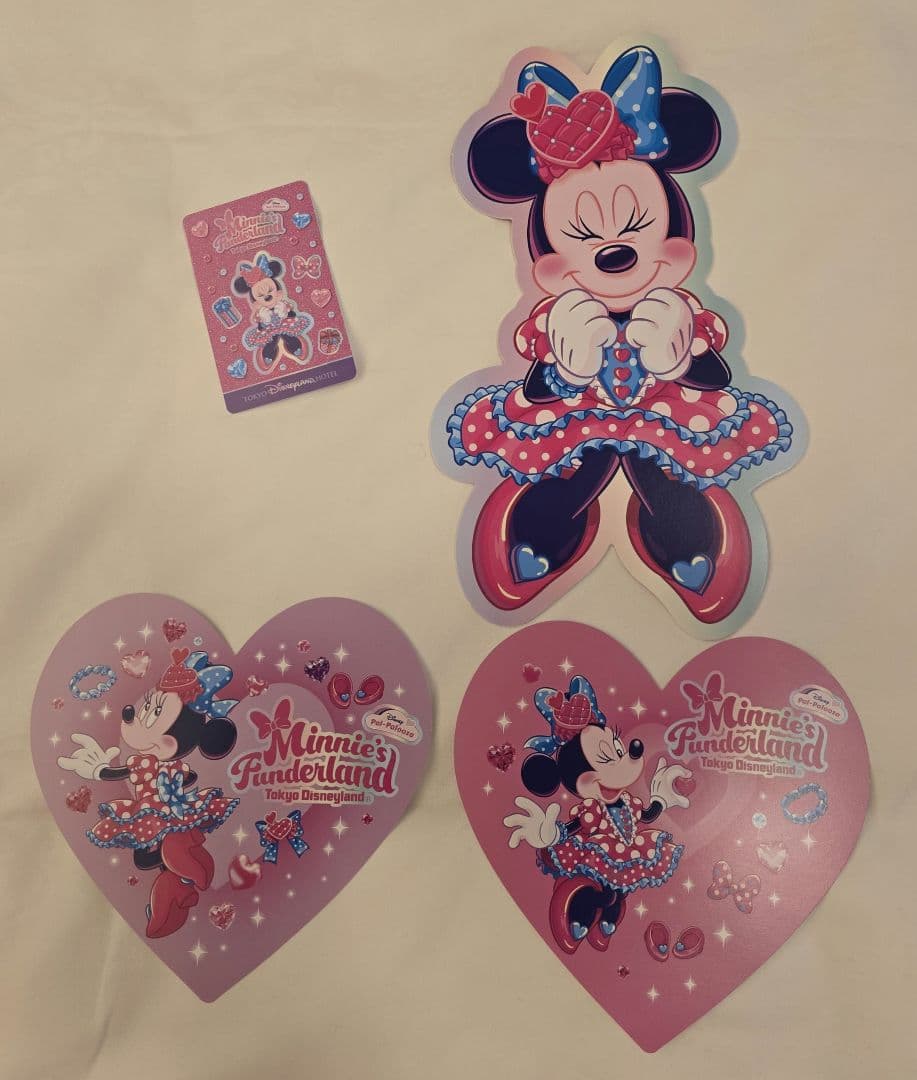 ミニー ファンダーランド　ルームキー ポストカード ディズニーランドホテル ミニーのファンダーランド ルームキー ポスト