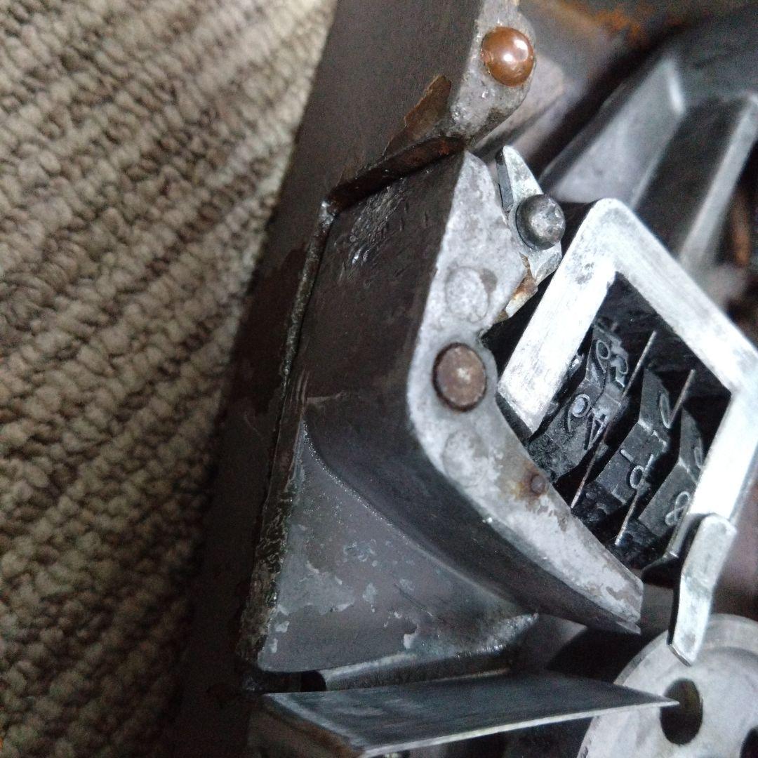 鉄道部品銀河 天虎日付印字器 ダッチングマシン 1976年 ジャンク品