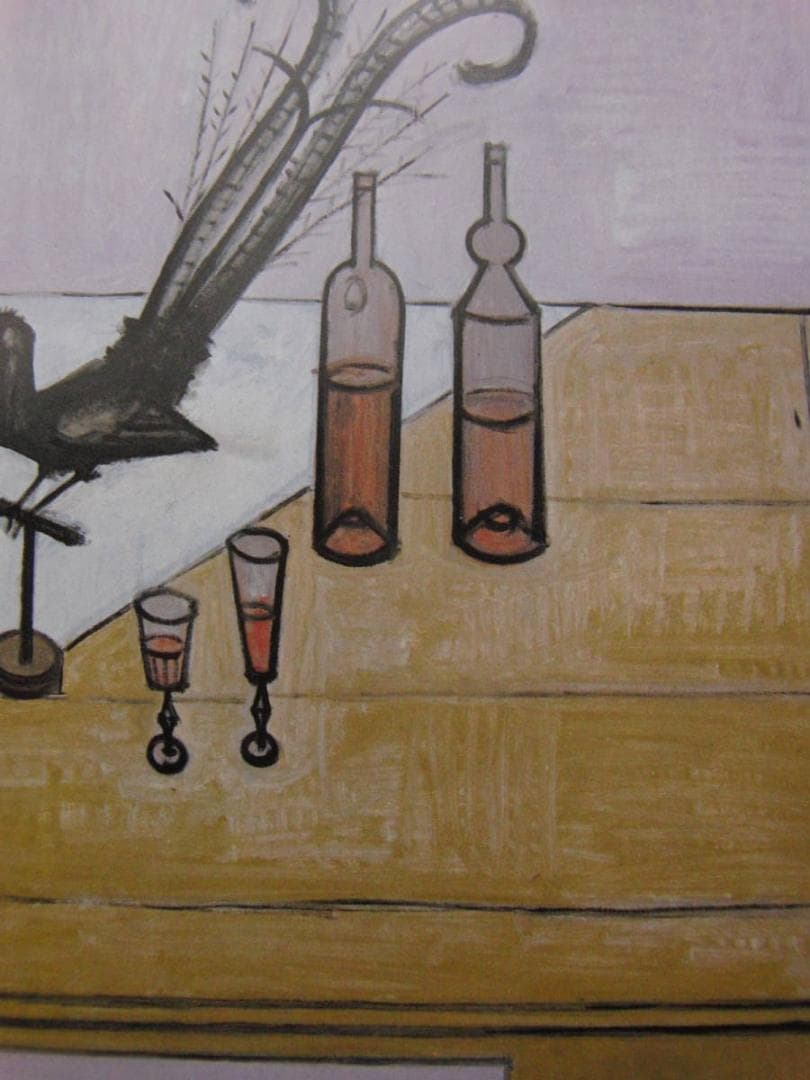 ベルナール・ビュッフェ,Nature morte a l'oiseau lyre - メルカリ