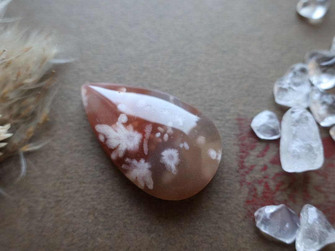 桜瑪瑙 マクラメ ネックレス - メルカリ