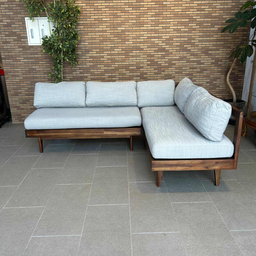 ２個口のa 美品 ♥ unico　ウニコ　コーナーソファー ベンチセット 5700001044403700_08_6650.jpeg