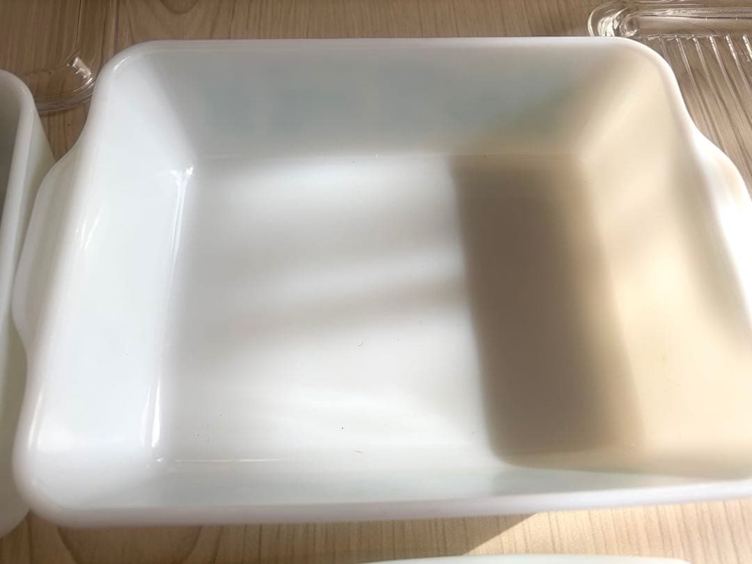 未使用あり】オールドパイレックスアーミッシュ柄保存容器&未使用