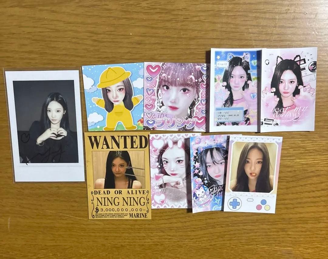 aespaニンニン rich man特典チェキ - メルカリ