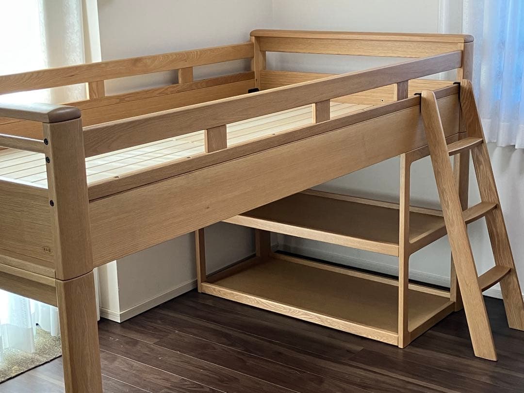 浜本工芸　ミドルベッド　ナチュラルオーク　NO.5000 5000ミドルベッド-