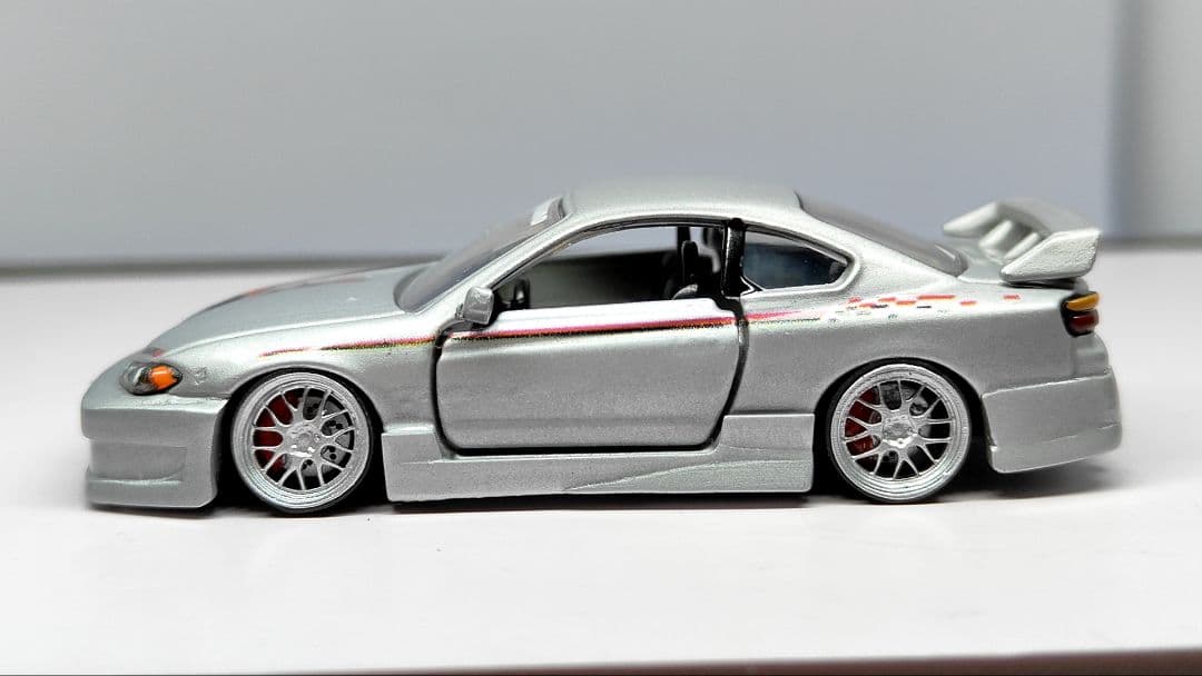 トミカ改造 日産 S15シルビア フルニスモエアロ リム 深リム ホット