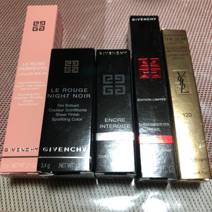 【半額以下】GIVENCHY イブサンローラン リップ4本 アイライナー セット ZOZO限定】YSL リップ＆UV下地セット（コスメキット/ギフトセット