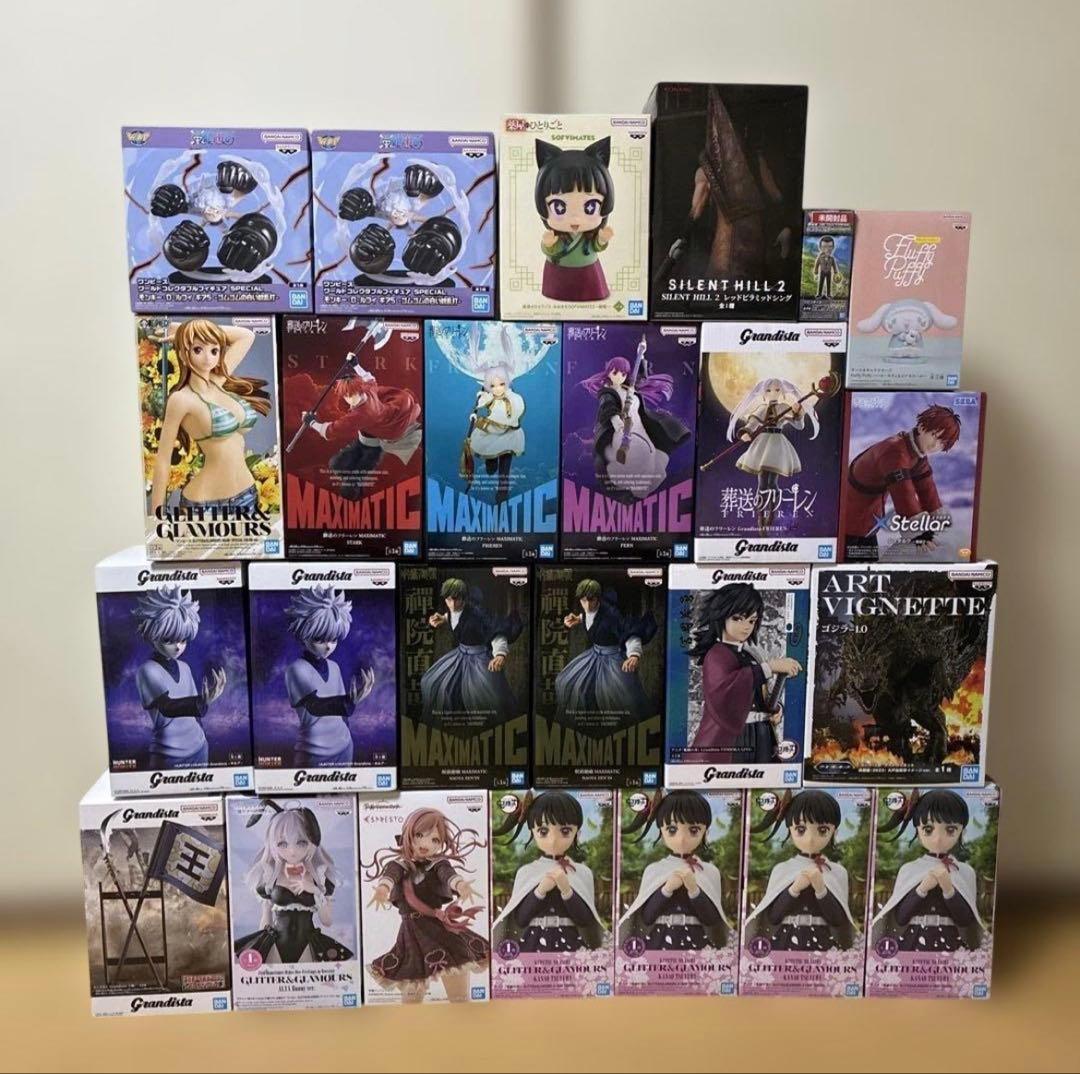 新品未開封】新作 プライズフィギュア まとめ売り 25体 - メルカリ