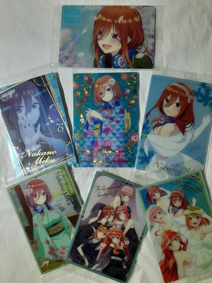 五等分の花嫁『中野三玖』ウエハースカード - メルカリ