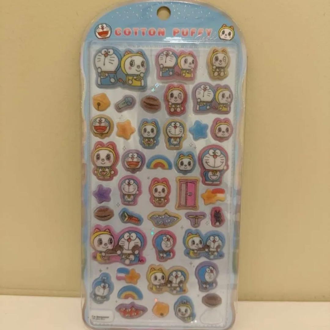 ドラえもん コットンパフィーシール ボンボンドロップシール 正規品