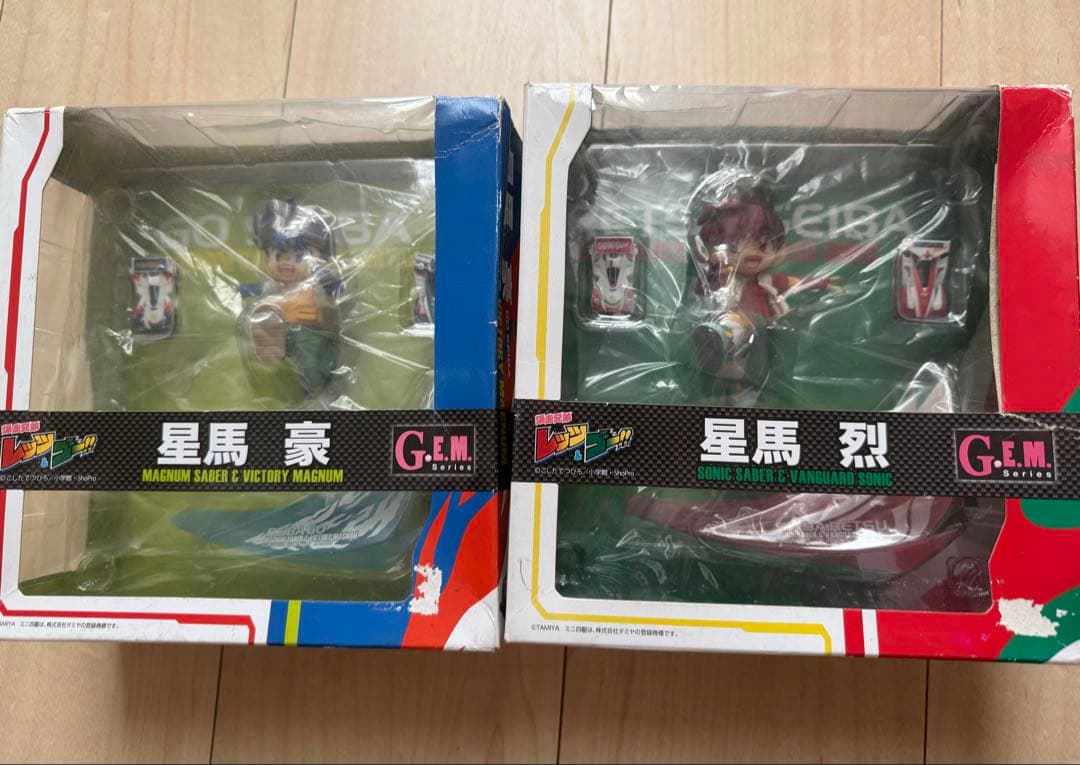 爆走兄弟レッツ&ゴー 星馬豪 星馬烈 GEMシリーズ フィギュア ミニ四駆