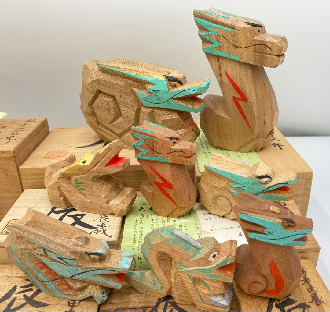 専用 奈良一刀彫り まとめ売り 干支 78体 共箱 - メルカリ