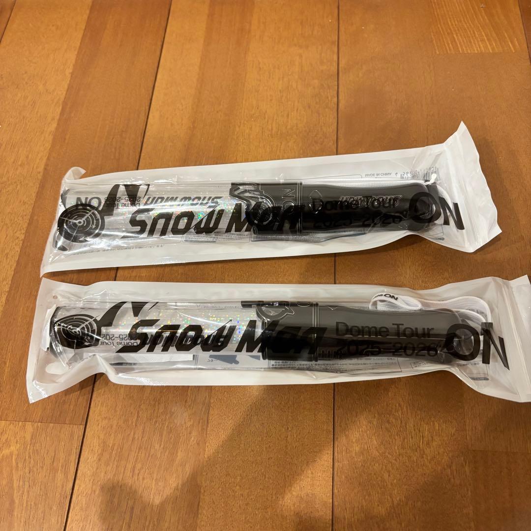  Man Dome Tour 2025 ON ペンライト　２本 Snow Man Dome Tour 2025-2026 ONペンライト 2本セット 新品未開封