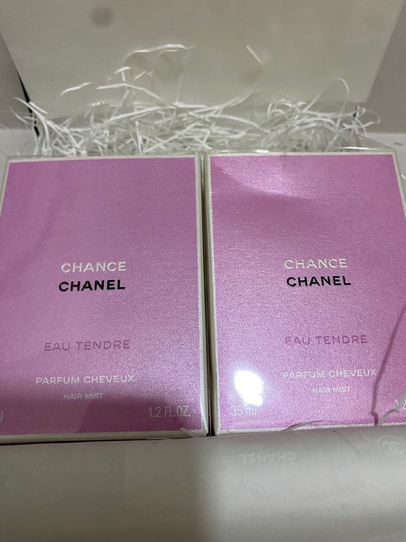 CHANEL CHANCE EAU TENDRE ヘアミスト 2点セット チャンス オー タンドゥル ヘア ミスト｜CHANEL他、5商品を使った