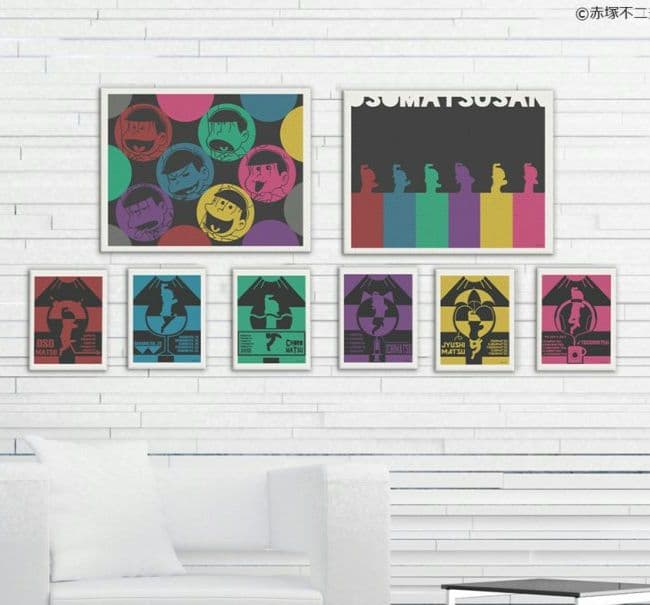 おそ松さん　osomatusan キャンバスアート　全6種セット Amazon.co.jp: プチポーズ おそ松さん 全6種セット (#01 おそ松/#02