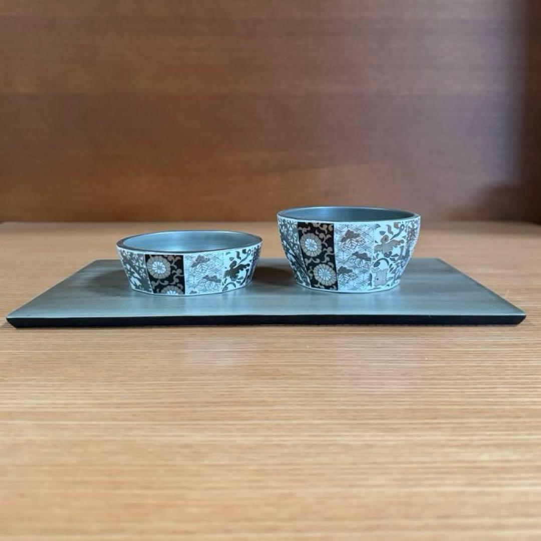 アリタポーセリンラボ：旭日吉祥紋 泡立器・石鹸入・パールグレートレイ 3点セット 4589436357644