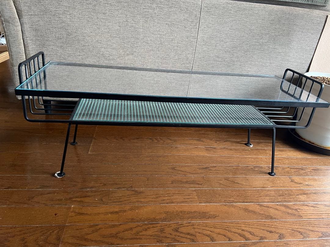 送料込み・アイアンガラステーブル 楽天市場】ガラステーブル センターテーブル ガラス アイアン スチール