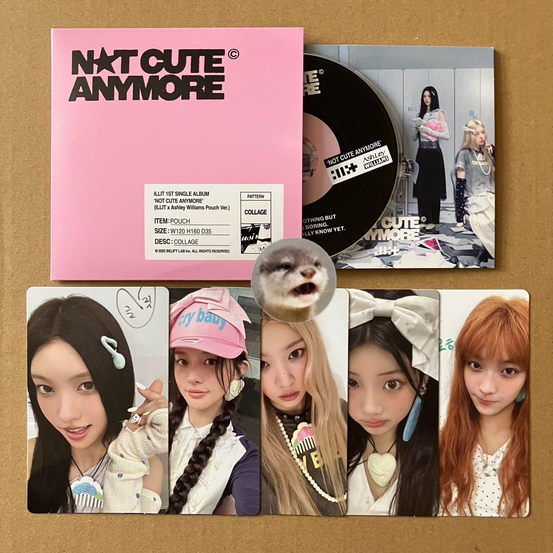 ILLIT NOT CUTE ANYMORE Pouch Ver. 封入トレカ - メルカリ