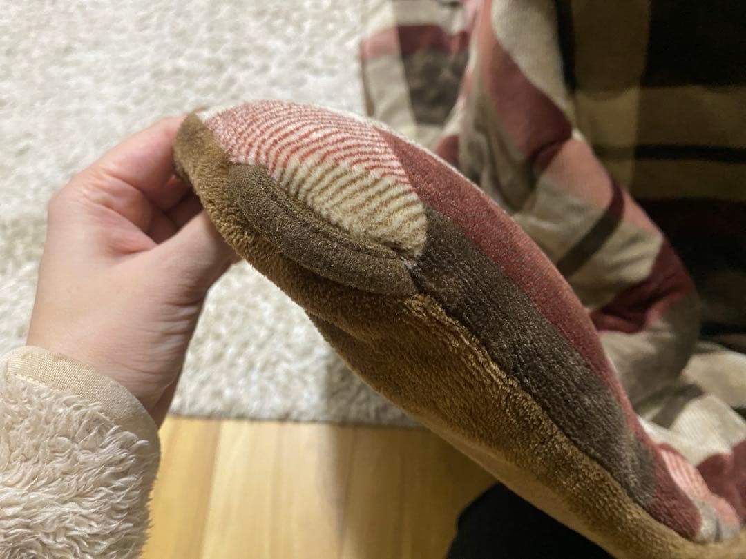 ニトリ 木製こたつテーブル 105cm長方形 ブラウン 毛布付き - メルカリ