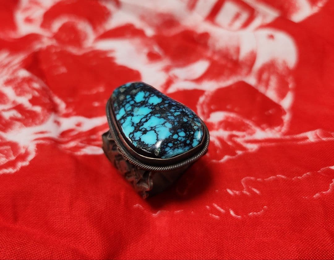 ゲーリーリーブス　ナンバーエイトハイグレードリング 純銀 ナンバー8ハイグレードナチュラルターコイズリング