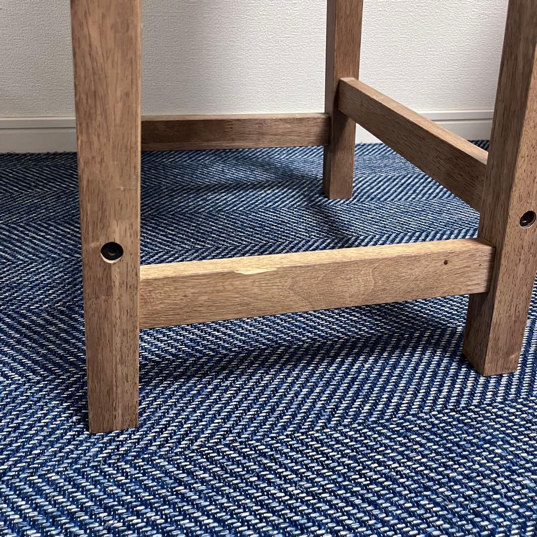 ②大川家具 スツール 木製 タイル 椅子 TESTA テスタ 天然木 北欧