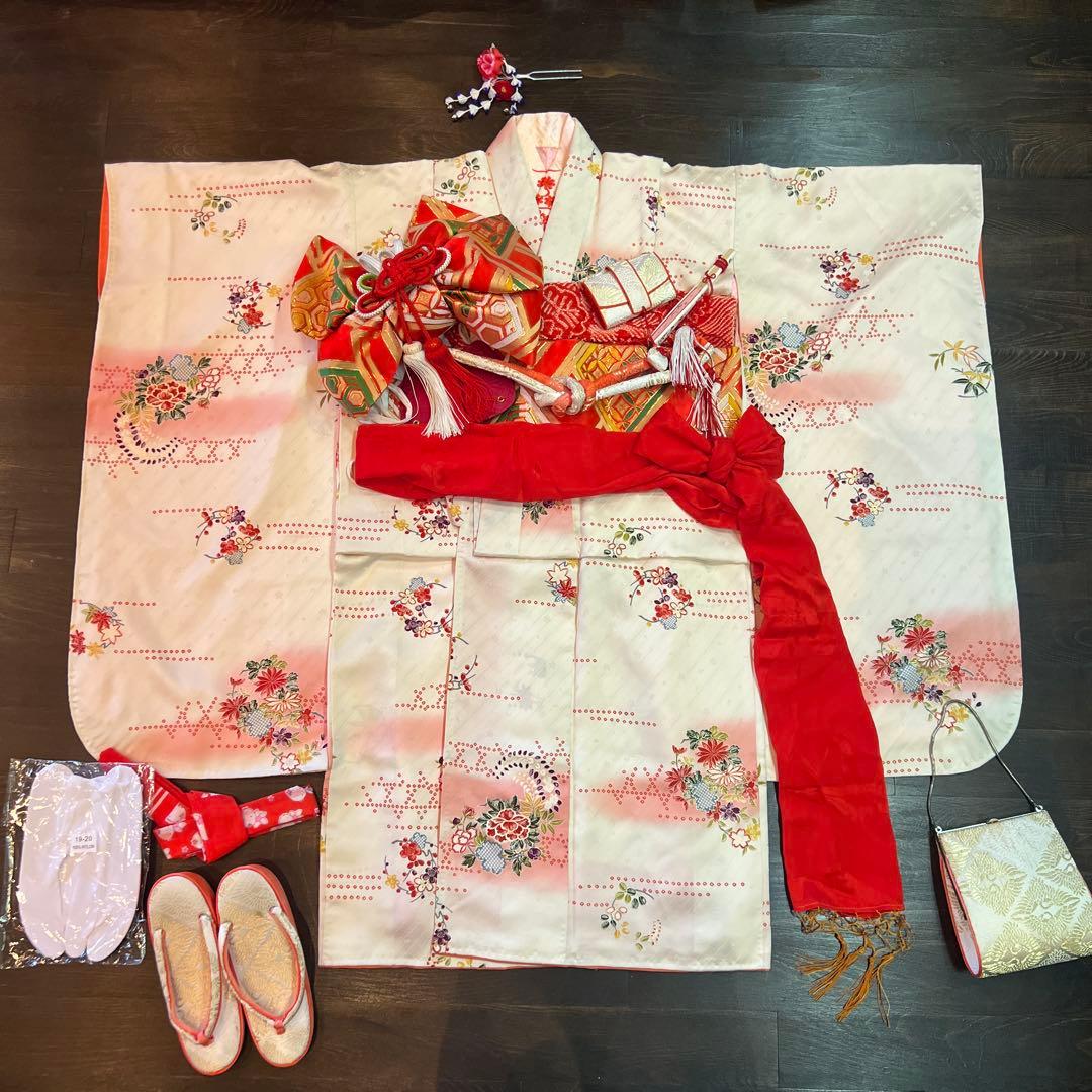 アンティーク 七五三 着物 作り帯 小物一式 フルセット 特価 大正ロマン 白系 楽天市場】洗える着物 簡単着物＋袋帯2点セット公式 ふりふ 洗える