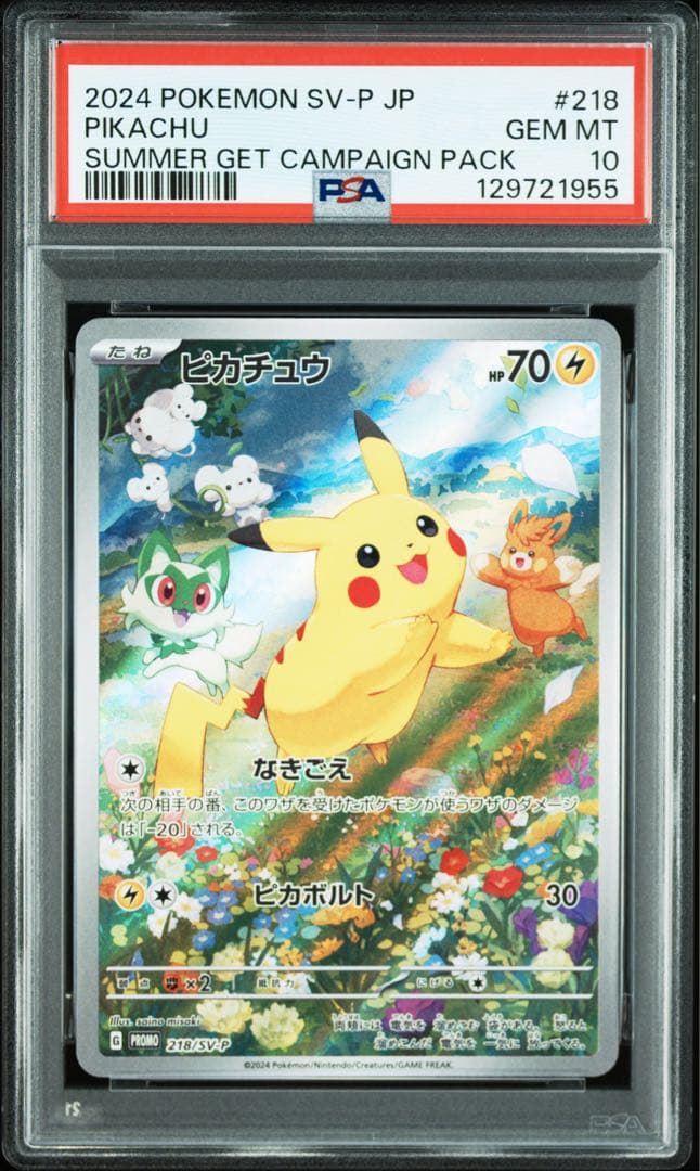 ピカチュウ：ポケカの夏がキタ！プロモカードGetキャンペーン！ PROMO